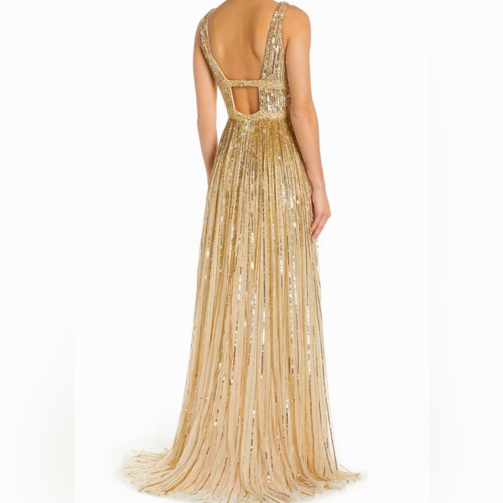 *NWT* MAC DUGGAL Sequin Beaded Gown